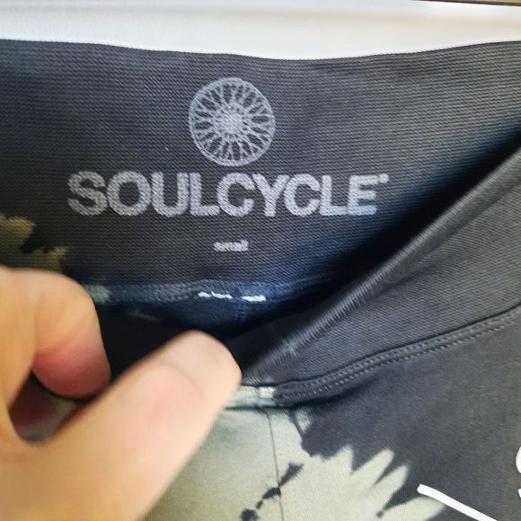 SoulCycle Black Tie Dye Leggings Size Small - Picture 4 of 13